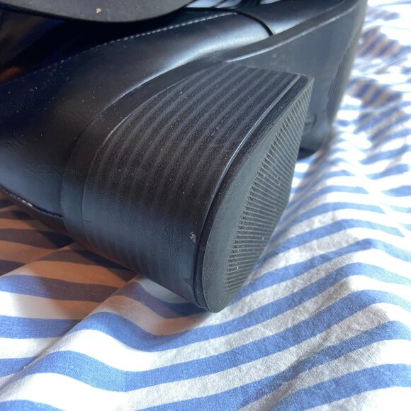 OVER THE KNEE BLACK BOOTS "PATTY"  SZ 8 PIRATE - Picture 8 of 11